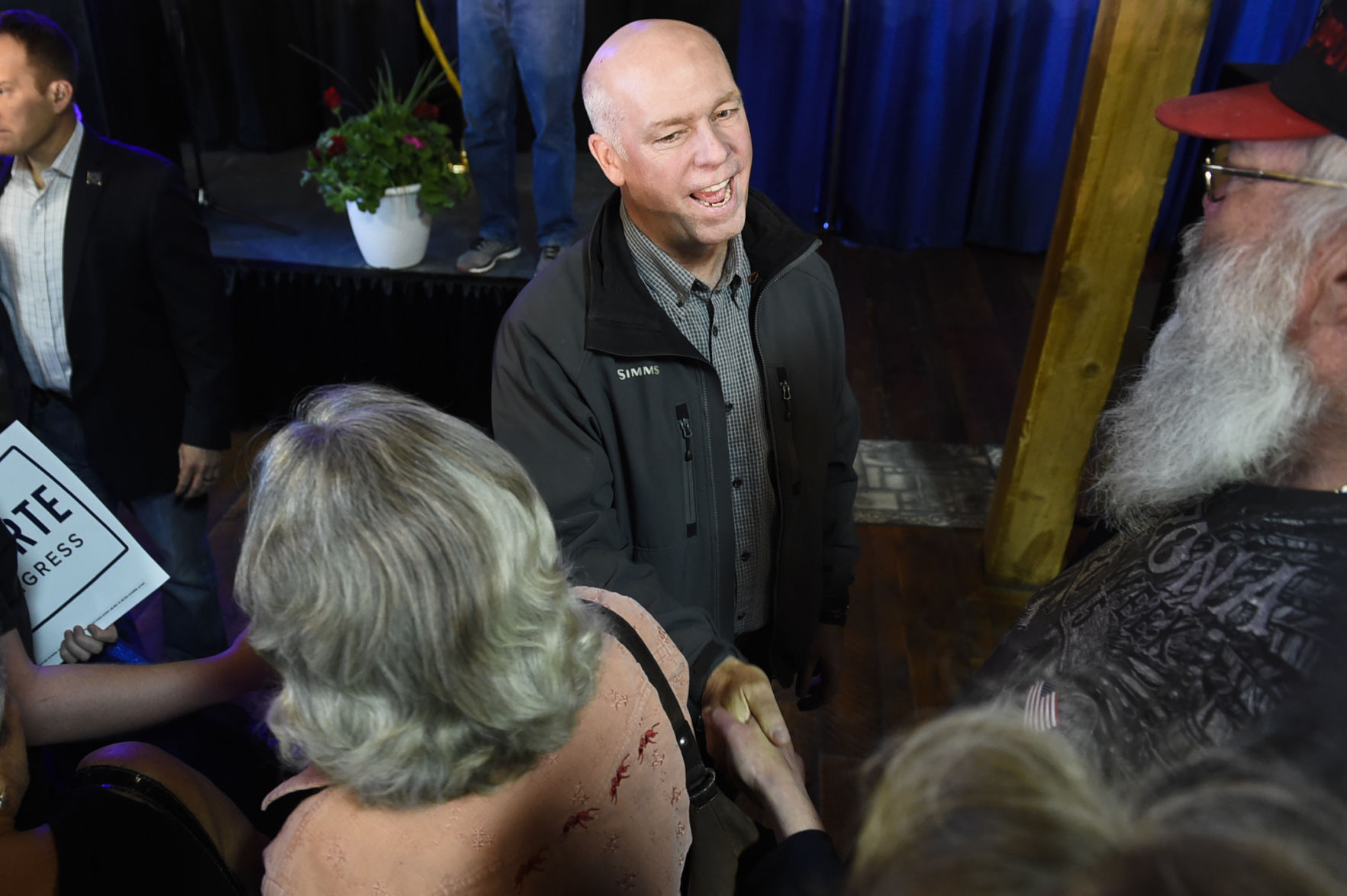 Greg Gianforte rally with Donald Trump Jr.